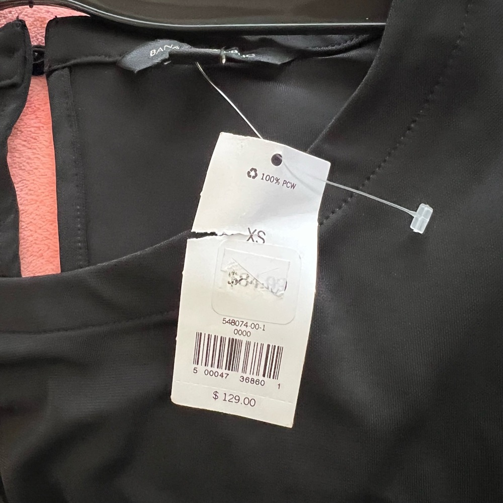 Banana Republic Women Jumpsuit Black NWT Size XS - Picture 7 of 10